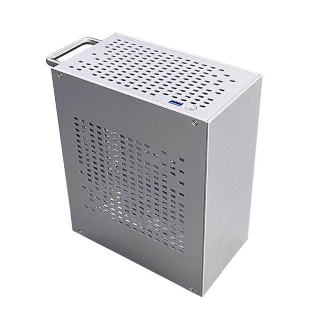 A07 Desktop Case MINI ITX Case Supporting 1U Power Supply Computer Chassis  Aluminum Alloy PC Gaming Small Chassis PC Accessories - AliExpress