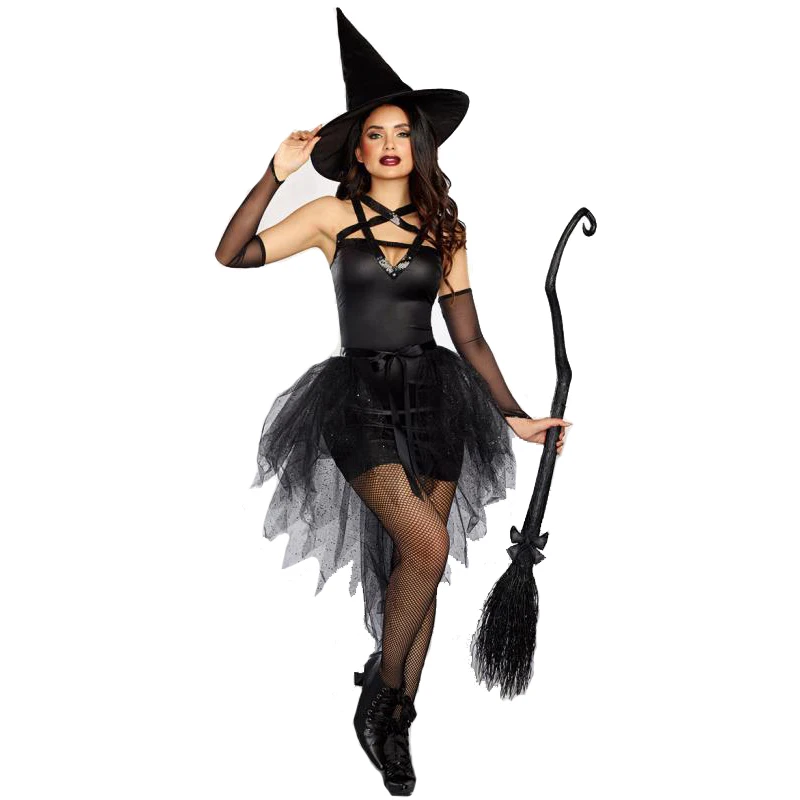 Женский костюм ведьмы на Хэллоуин