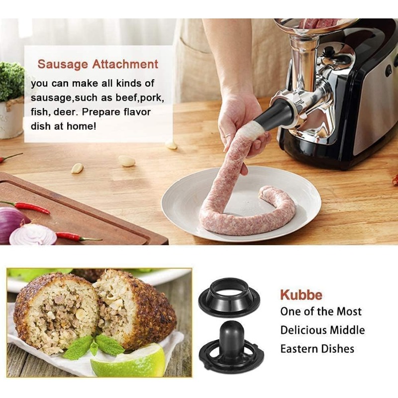 Title 13, Meat Grinder Electric AAOBOSI Meat Mincer Machi...