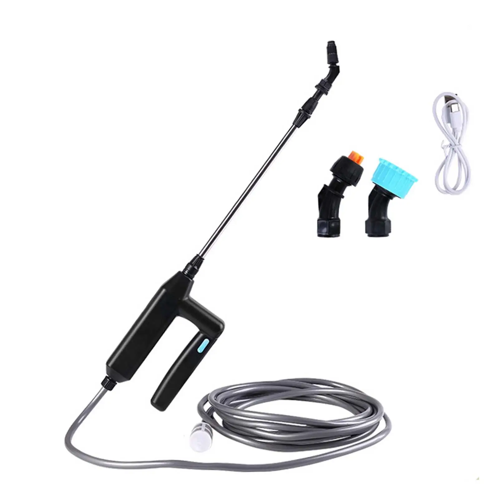 Garden Sprayer Handheld with Hose Nozzle Portable Flower Watering Nozzle for Household Spraying Gardening Watering Home Cleaning