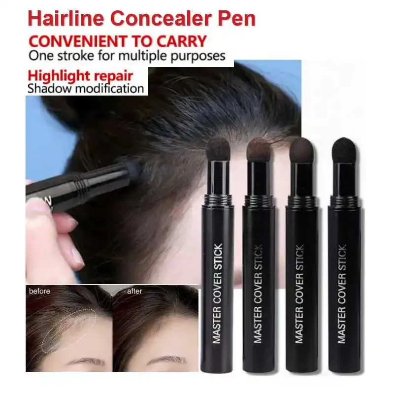 Best of 4 Colors Hairline Concealer Pen Eyebrow Pen Hair Line Cover Stick Waterproof Hairline Refill Hair Dye Pen 4 Colors Reviews & Tips