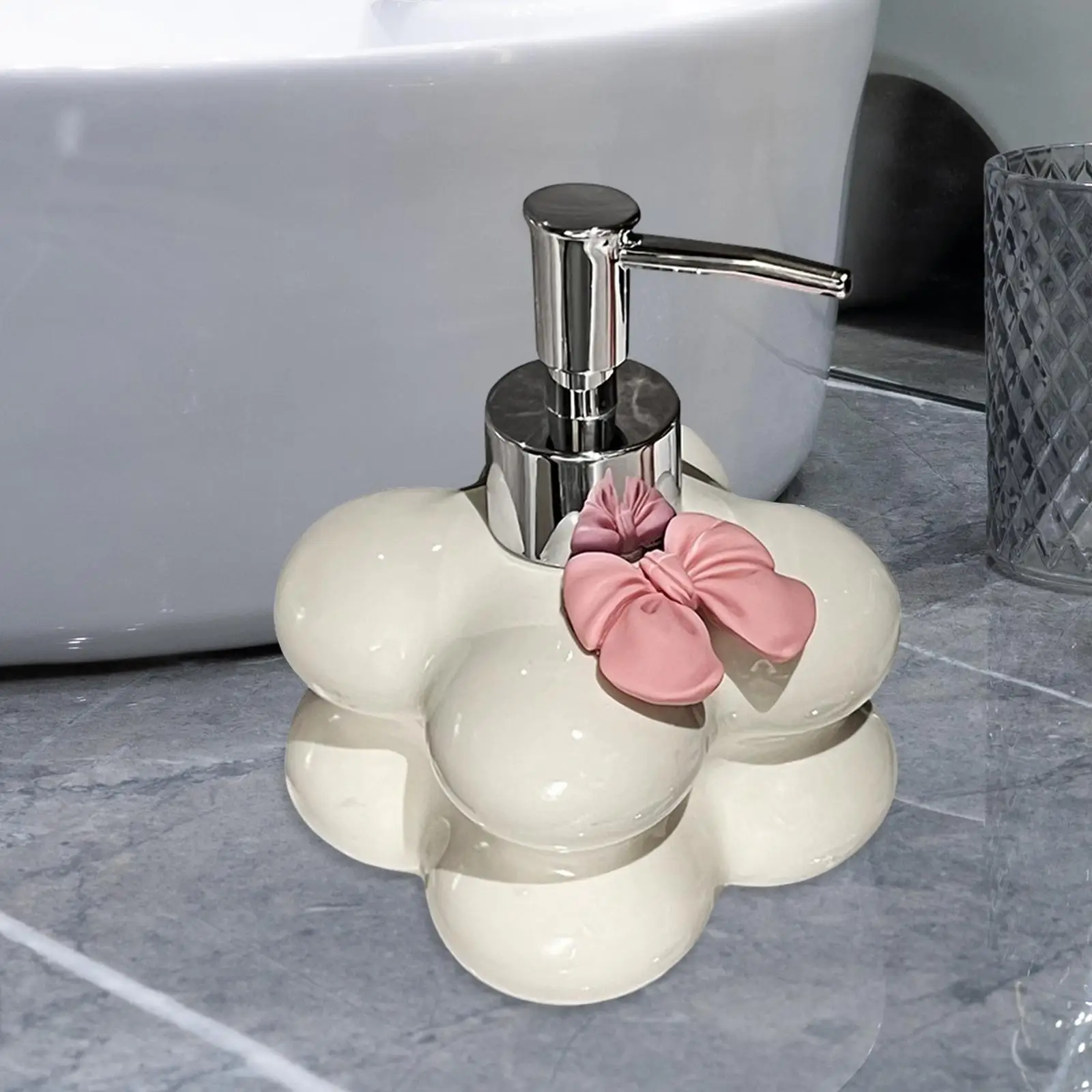 Lotion Pump Dispenser Shower Gel Dispenser for Bedroom Laundry Bathroom