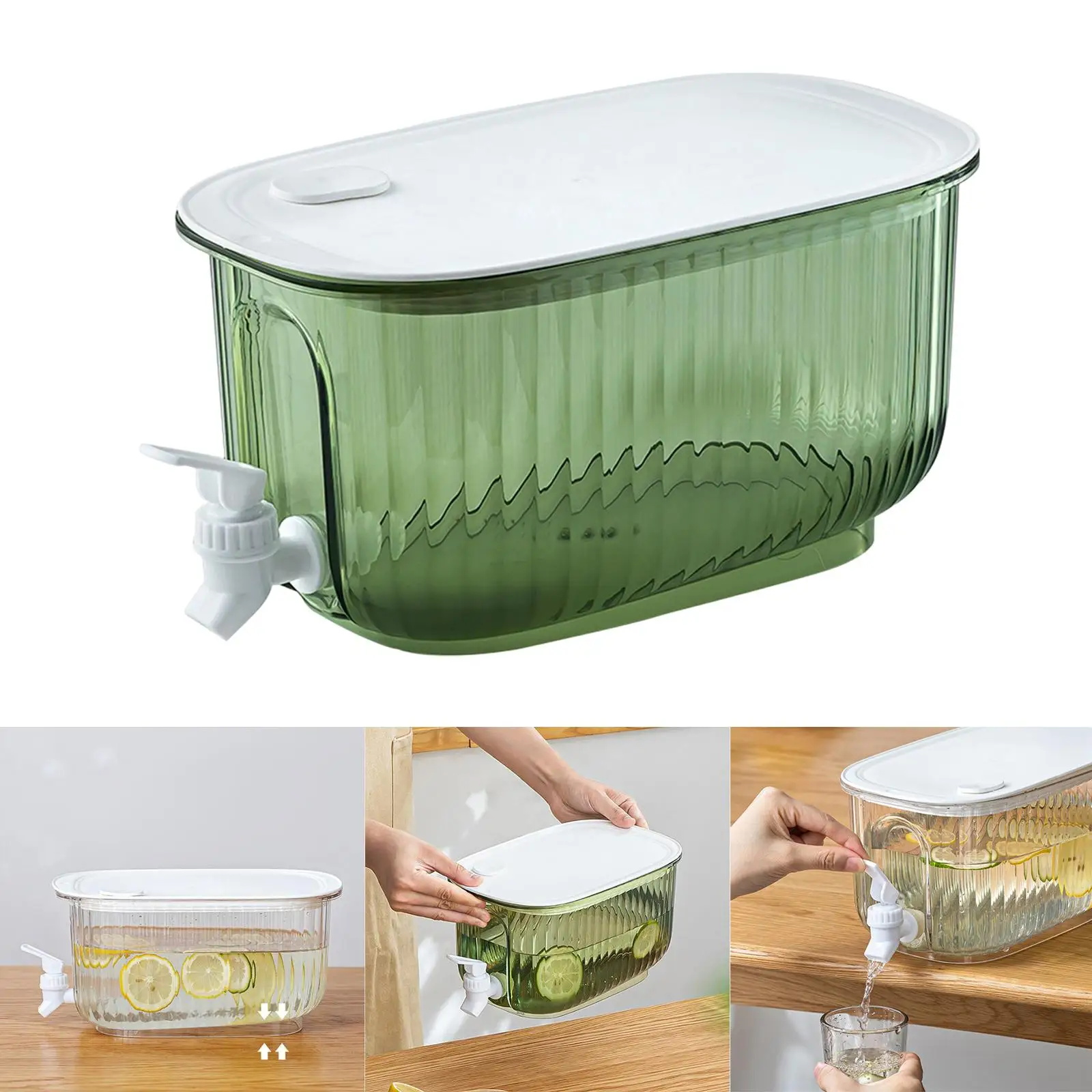 Drink Dispenser with Faucet Temperature Resistance for Outdoor Iced Teas