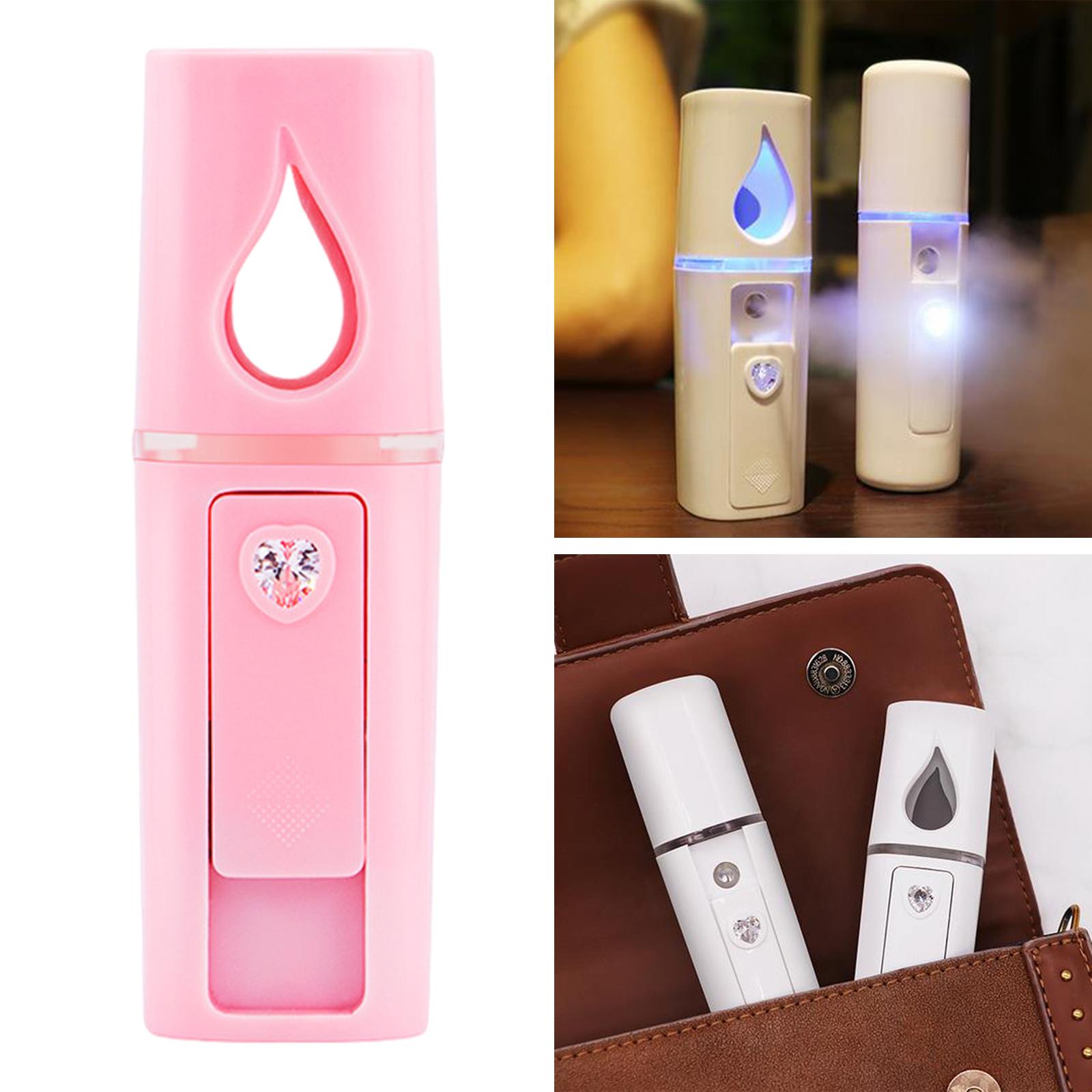 Handheld 20ml Facial Nano Mist Sprayer Cooler Moisturizing Humidifier USB Rechargeable Atomization Atomizer for Face SPA