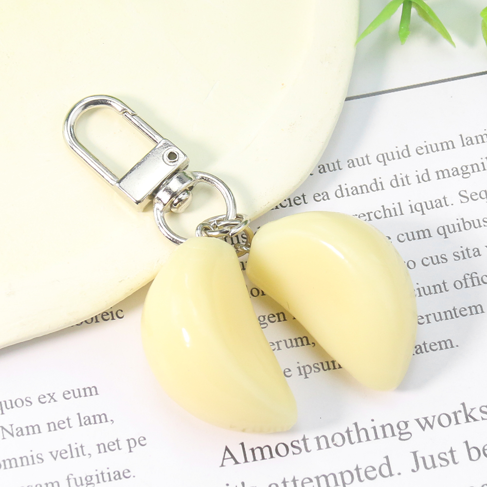 1pc Simulation Knoblauch Lebensmittel Schlüsselbund Spaß Gemüse Modell Anhänger Student Paar Personalisierte Tasche Anhänger Auto Schlüsselring Schmuck Geschenk – Detail 3