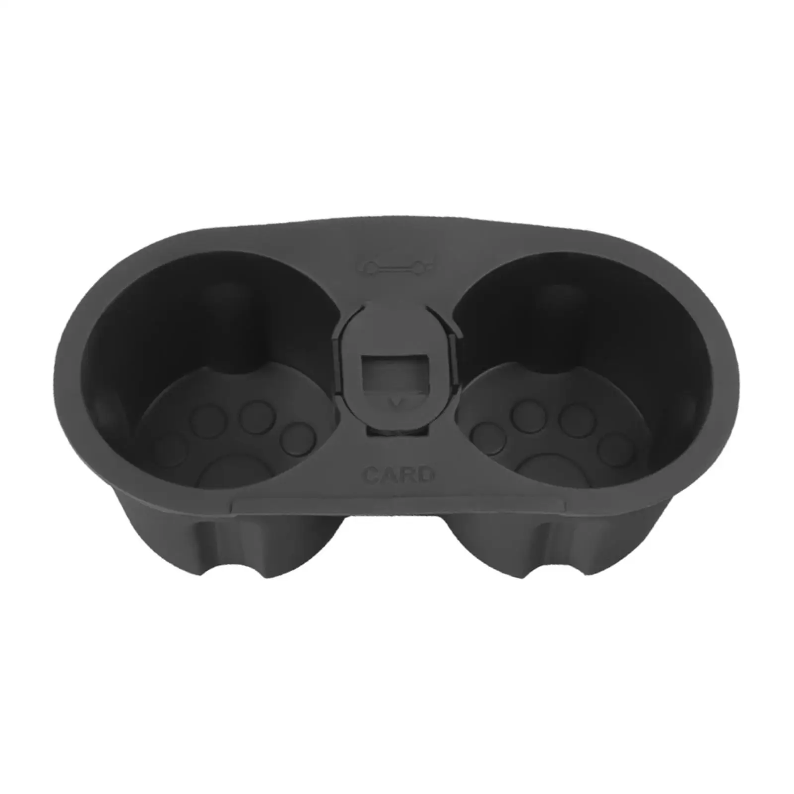 Center Console Cup Holder Insert Silicone Material Accessories for Model 3 Y Multifunctional Soft and Flexible Leakproof