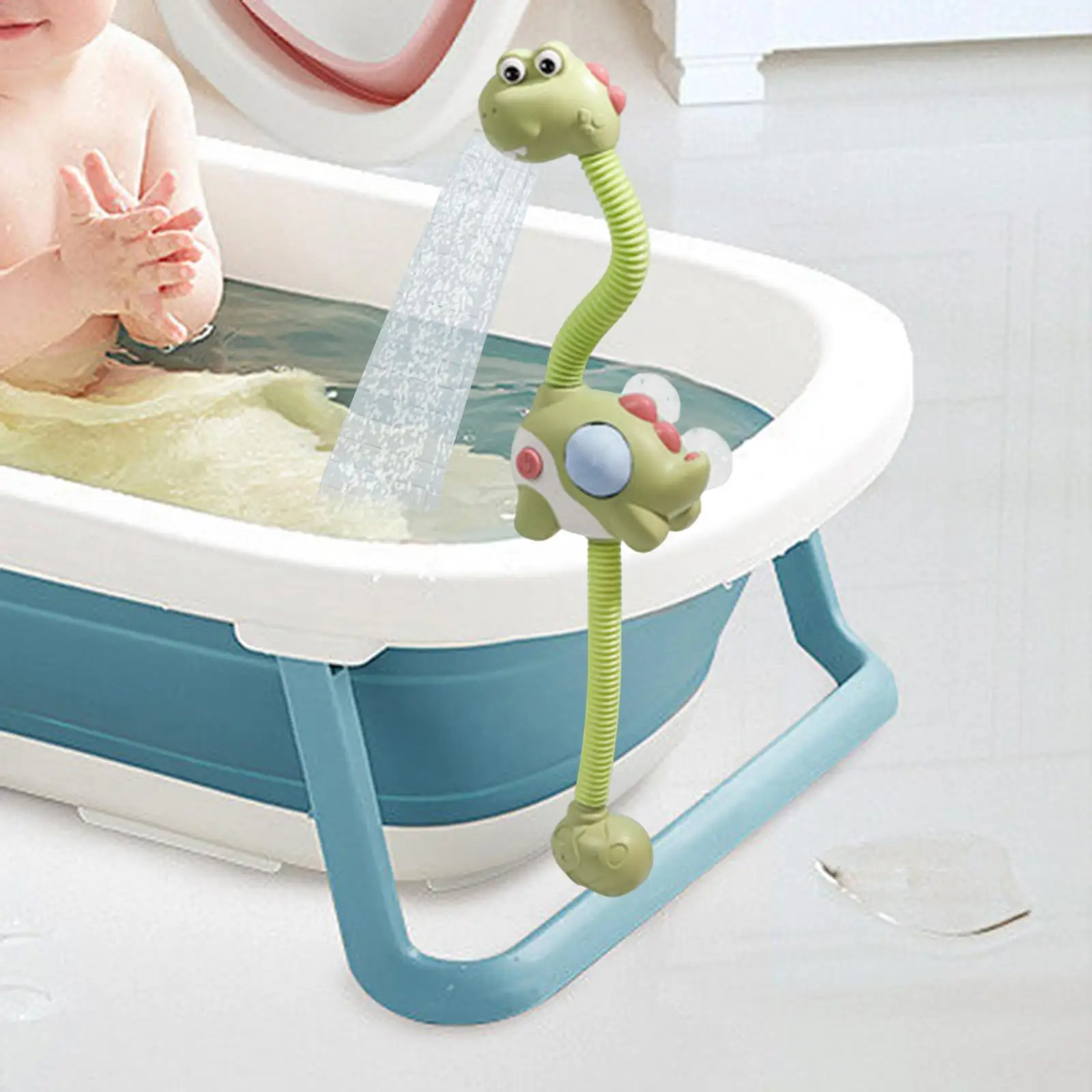 Infant Electric Shower Toddler Bathtub Time 3 Suction Bathtub Tub Baby Bath Toys for Bathroom Pool Infants