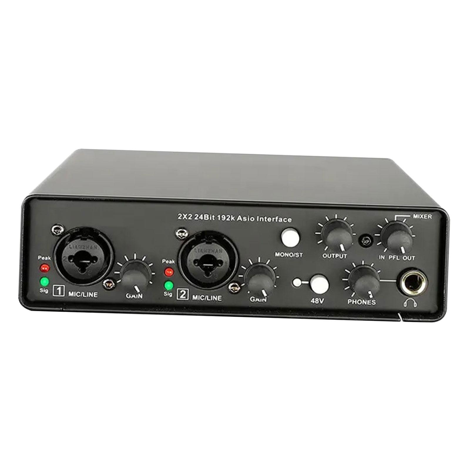 Live Sound Card Podcast Equipment Bundle for Live XLR/TSR/Ports