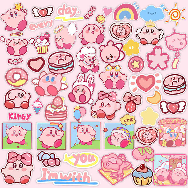 Kirby Sticker for Sale by ampp