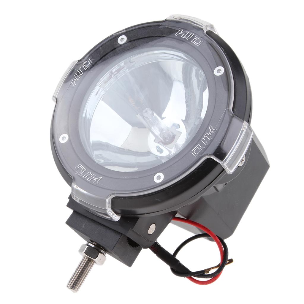 4 Inch 55W Built-in Xenon HID 4x4 Cross-country Rally Driving Fog Light Lamp 12V Black Car Accessories