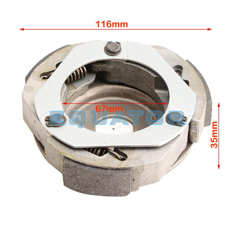 Motorrad Angetriebene Rad Kupplung Block Kreisel Schuhe für GY6 125cc 150cc 152QMI 157QMJ Moped Roller ATV TaoTao Ersatzteile – Detail 1