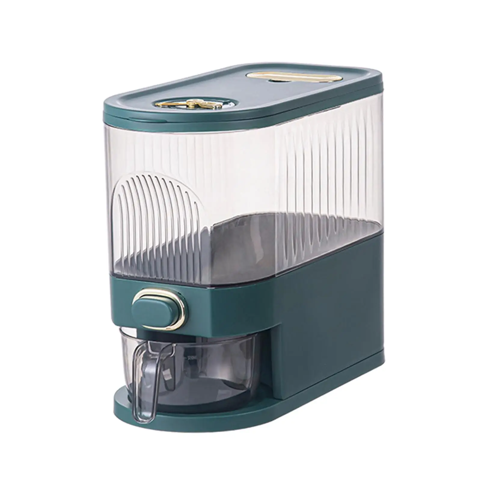 Rice Dispenser Sealed Rice Container, Rice Bucket, Food Storge Container for Grain, Rice, Flour ,Dry Food, Household