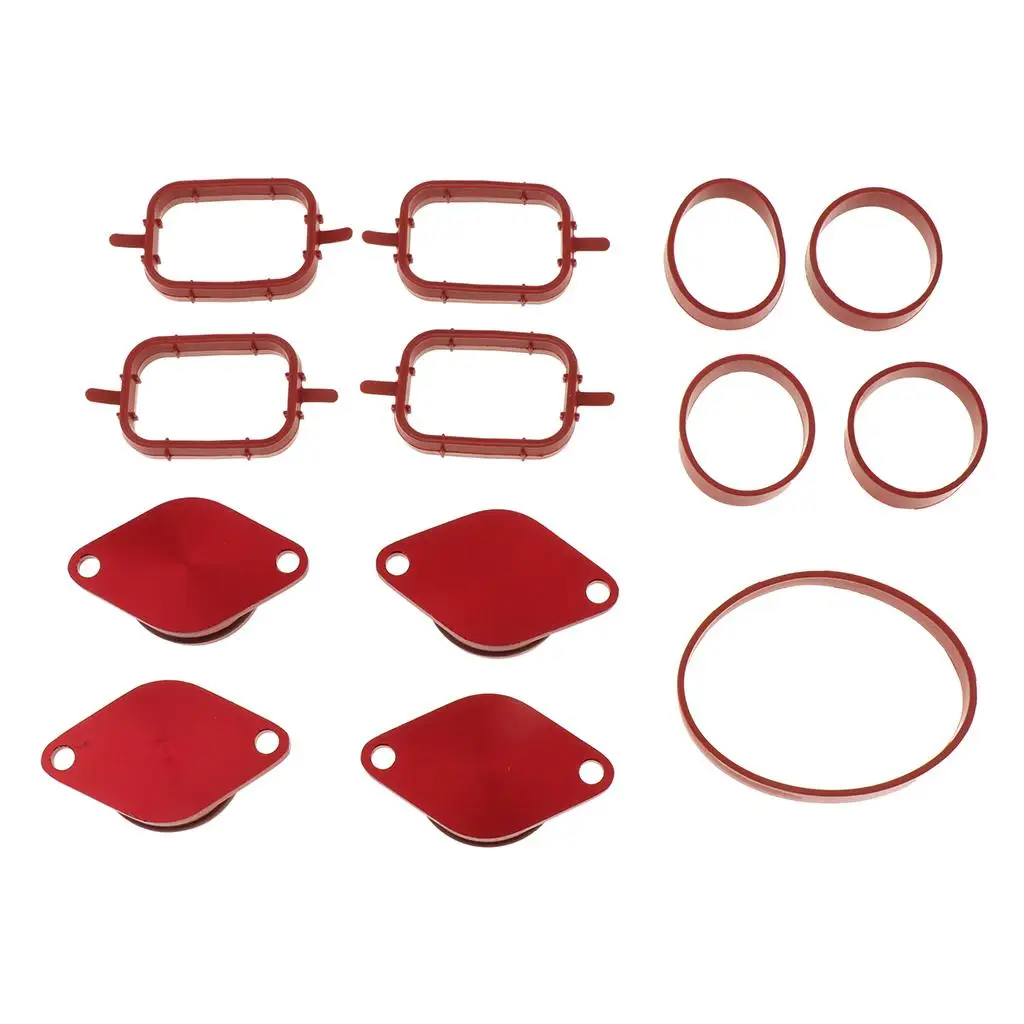 4x 33mm for  swirl flap valve  blanking kit with manifold gasket