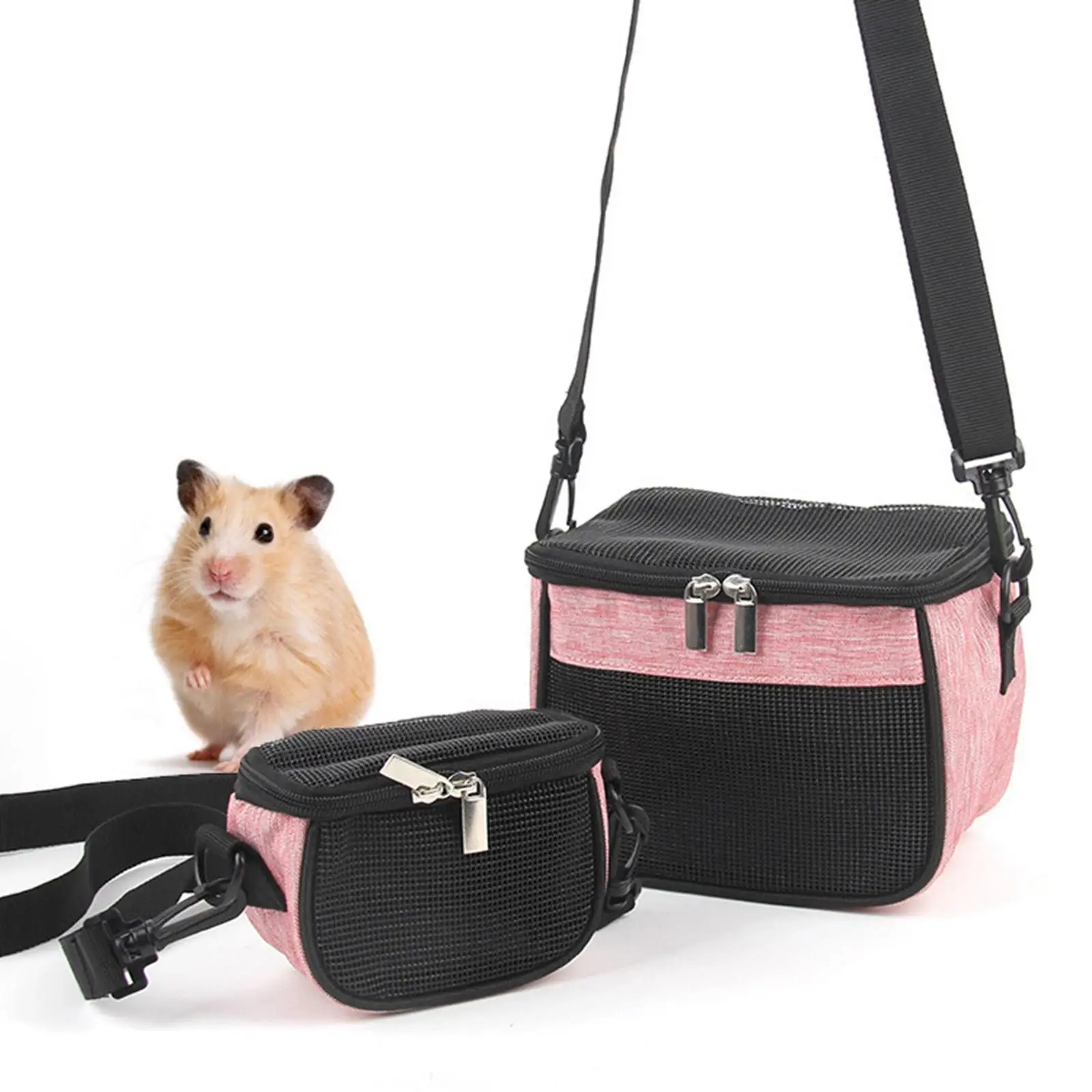 Hamster Carrier Guinea Pig Travel Transport Bags Small Dog Pets Outdoor Tote