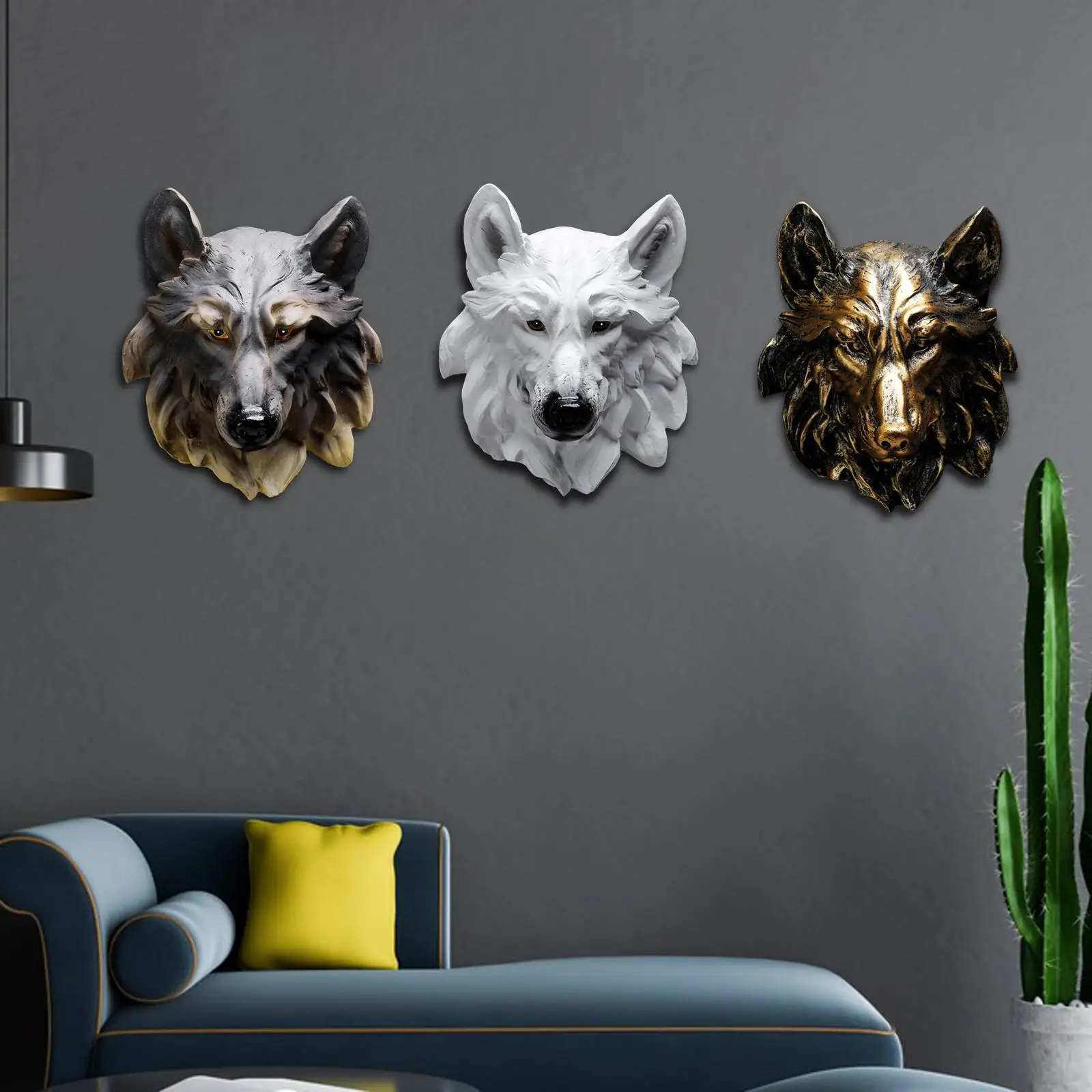 Animal  Wall Art Decorations Wall Hanging Ornaments for Farmhouse Fine Workmanship Durable Realistic Room Walls Decor