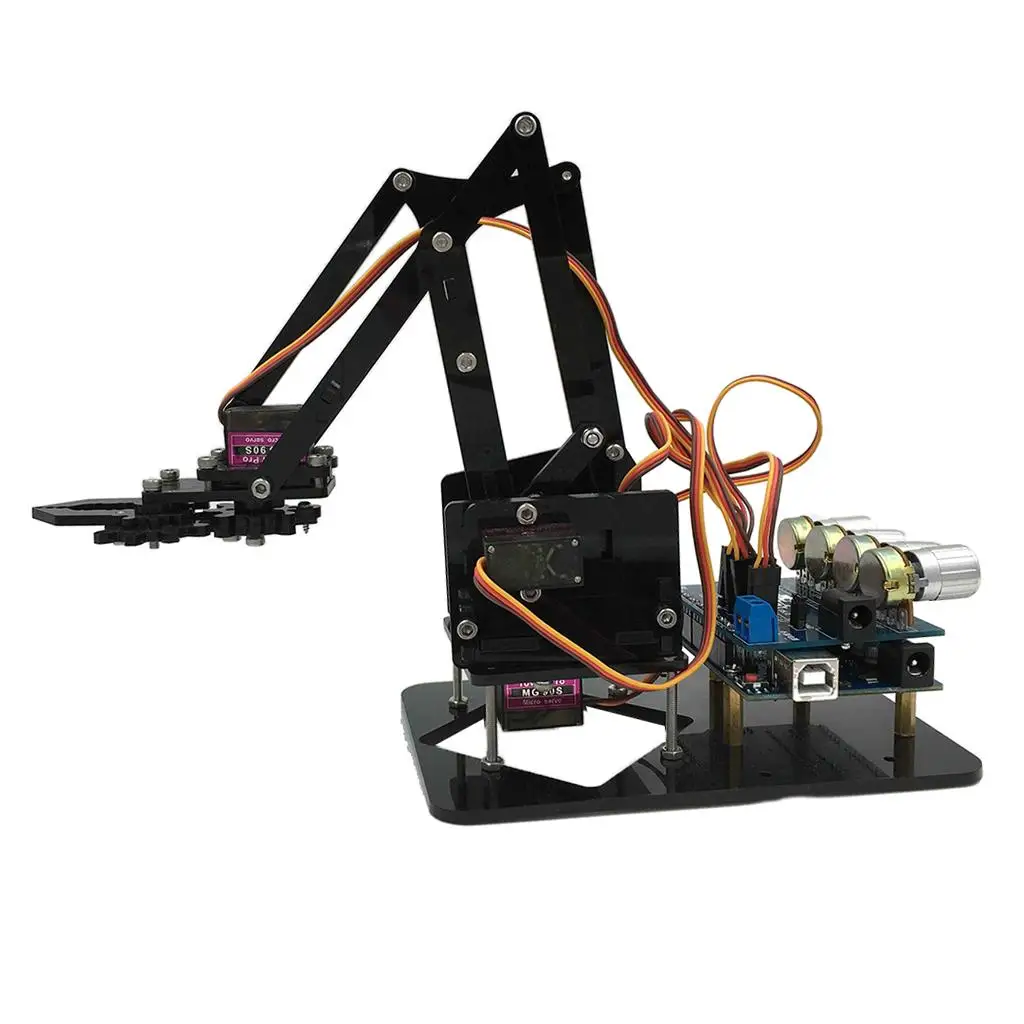 of  Axis Robot Mechanical Arm with 4  for DIY Kits Science Toy