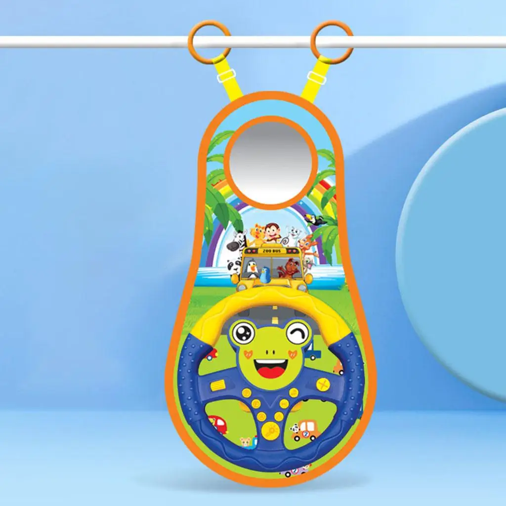 Steering Wheel Fun Activity with Sound and Light for Boys Girls