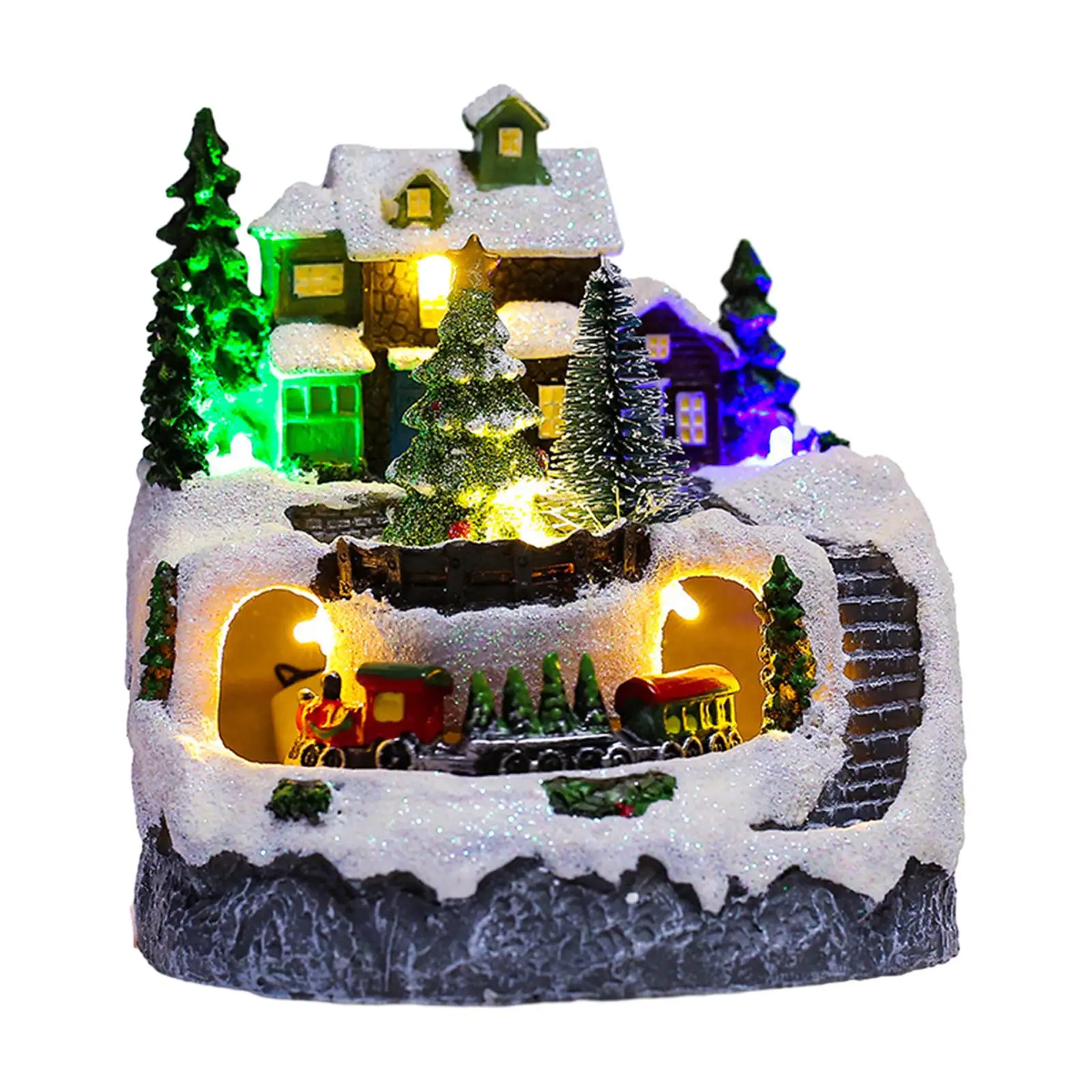 Christmas Village House Party Supplies Ornaments Collectible Building for Coffee