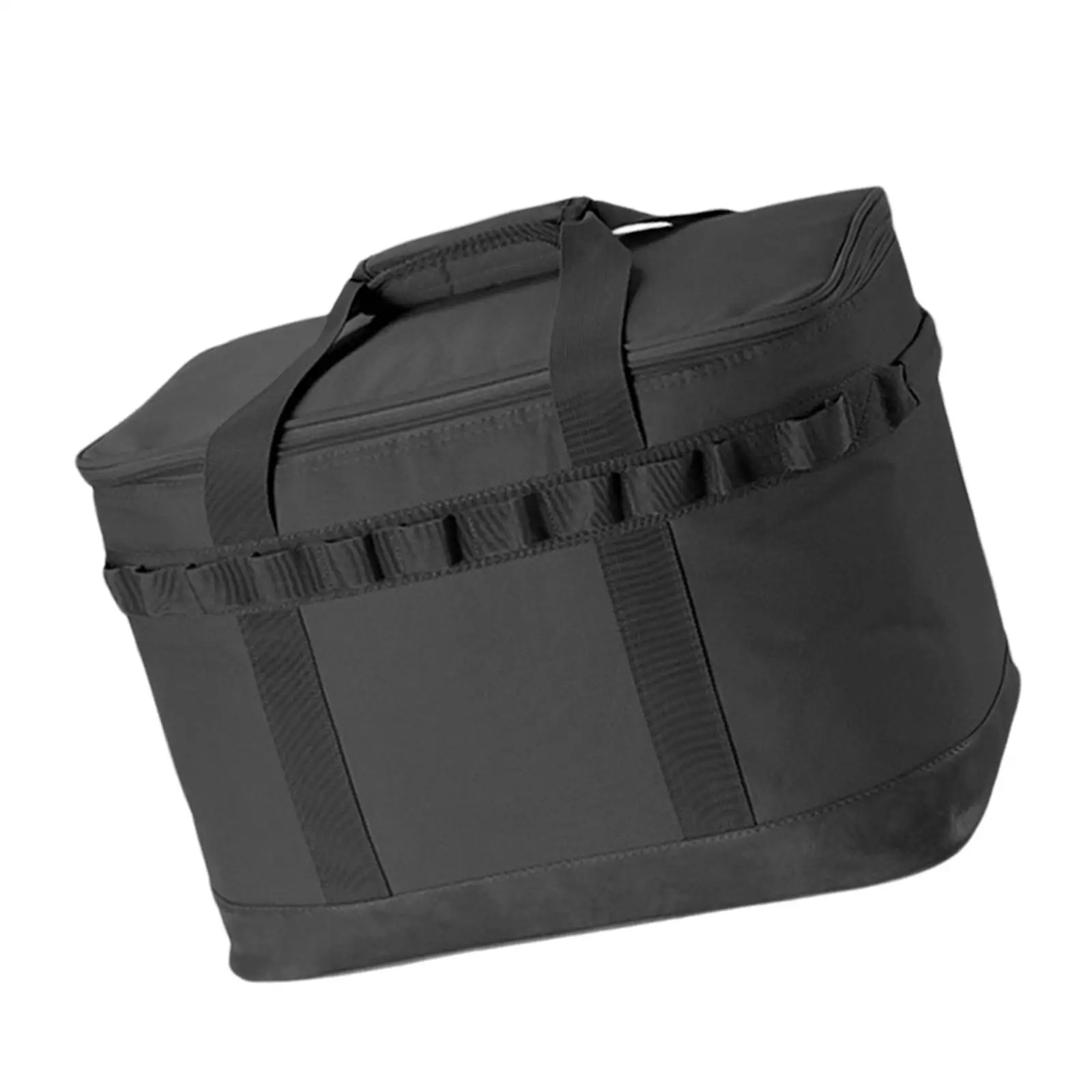 Portable Camping Storage Bag with Handle Basket Waterproof Utensils Organizer