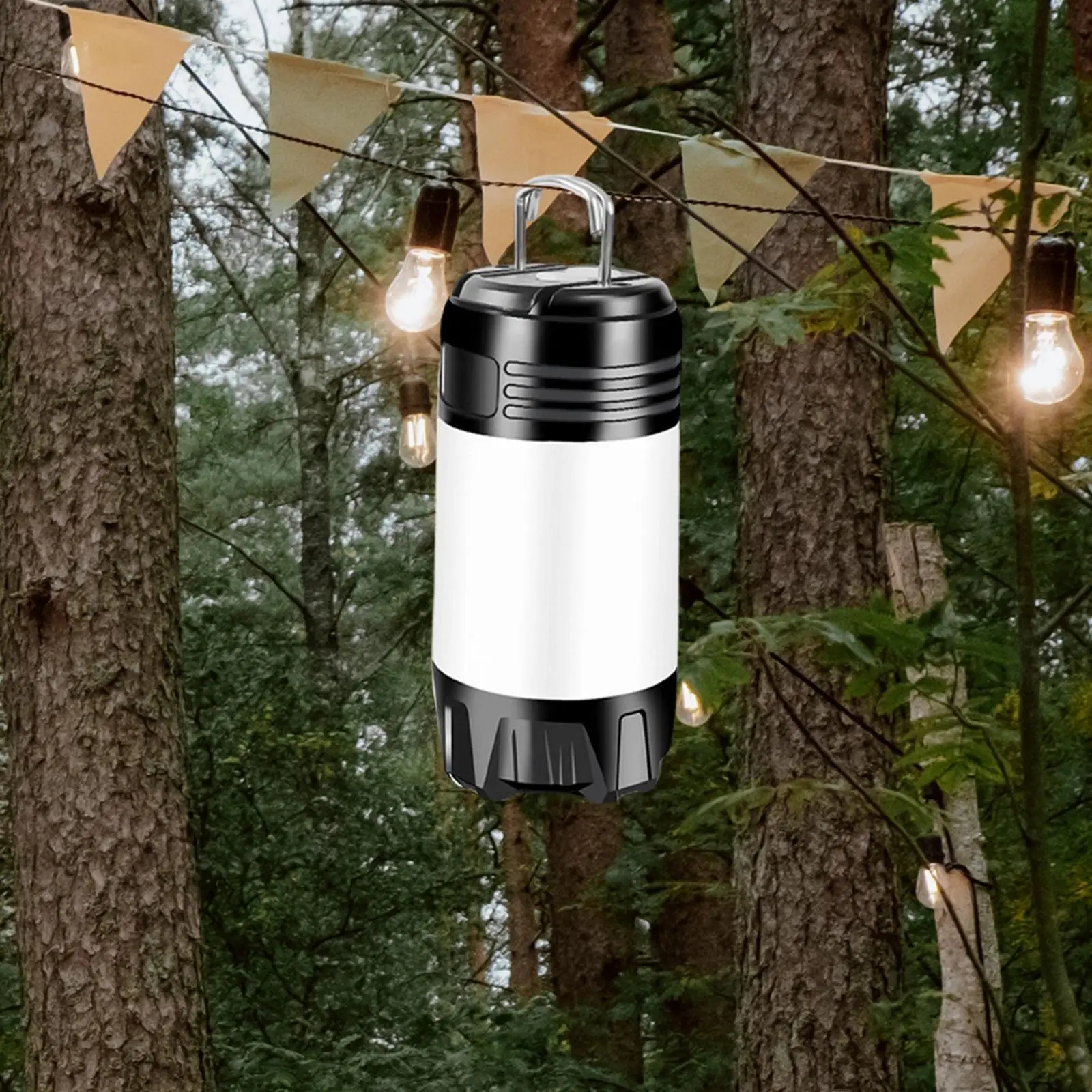 LED Camping Lantern Lamp Headlight Hanging Lights Rechargeable Flashlight for Emergency Outdoor Backpacking Home