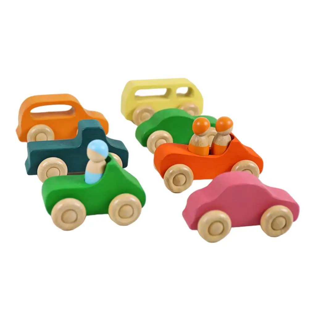 10x Cars Stacking Construction Interactive Smooth Surfaces Set