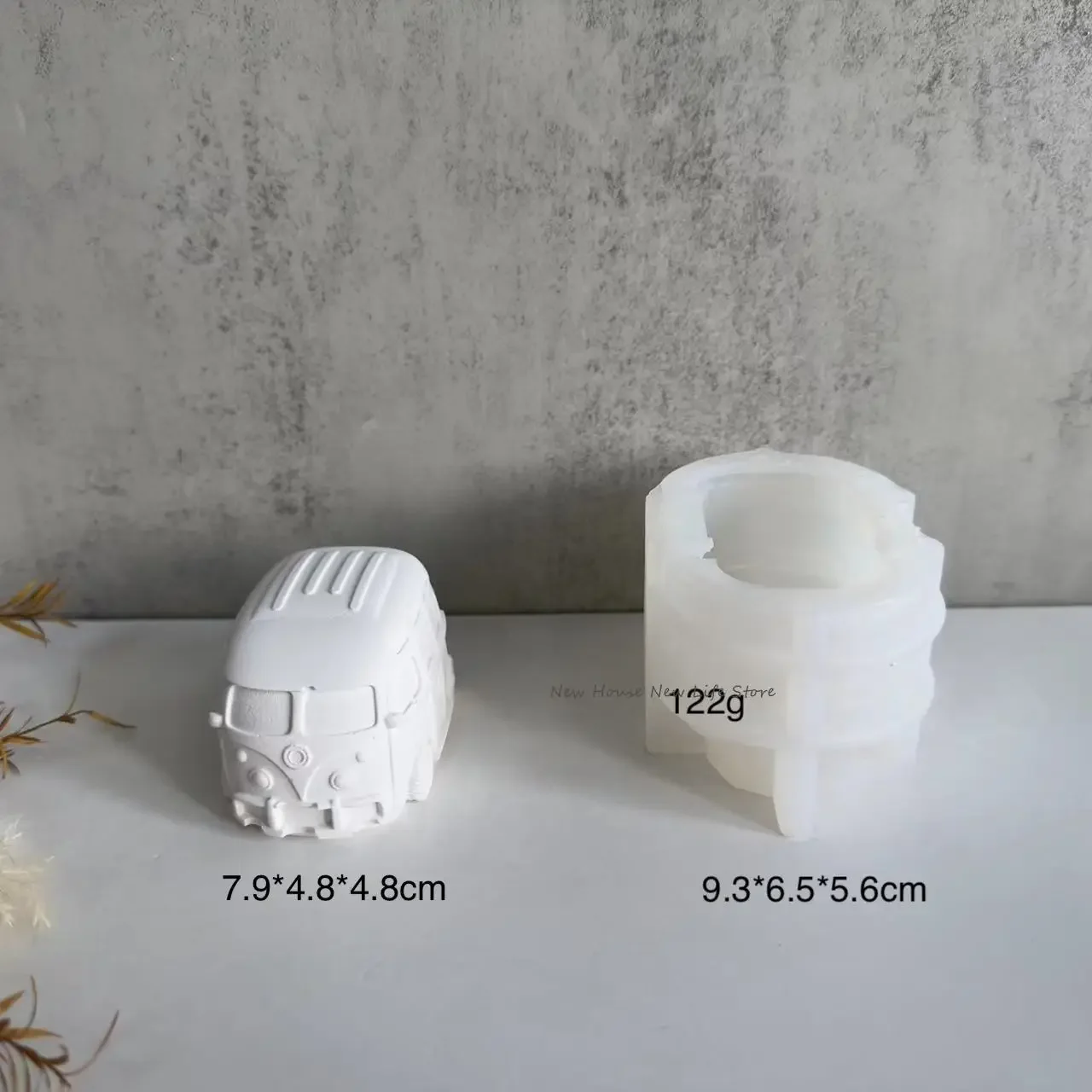 Description Picture 6 of itemVintage Retro Mini Car Candle Molds DIY Cartoon Car Scented Candle Making Handmade Creative Soap Van Candle Silicone Mold Decor