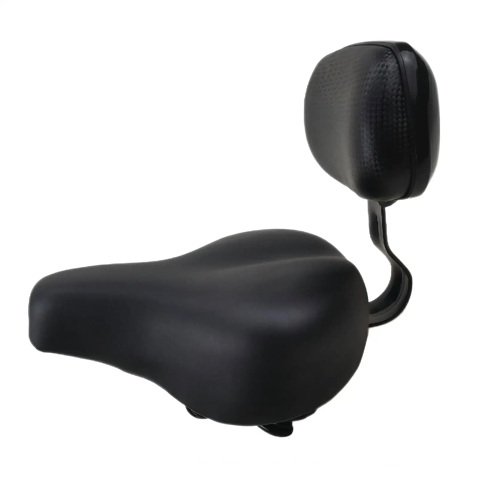 Electric Bicycle Saddle Easy to Install Shock Absorbing Soft Durable Widened Foam Padded Backrest with Back Back Seat Accessory