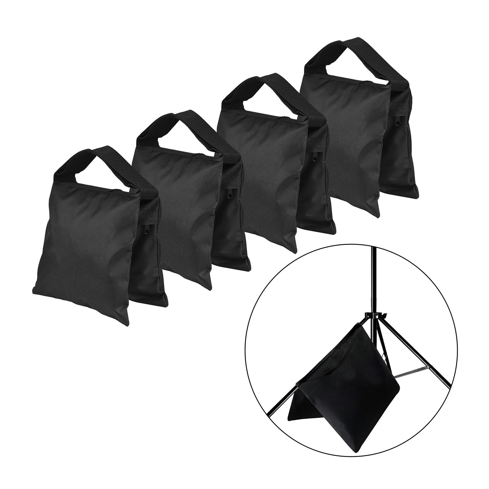 4Pcs Empty Photography Sandbag Studio Video Sand Bag to Help Stabilize Your Lighting Equipment Strong and Durable Portable