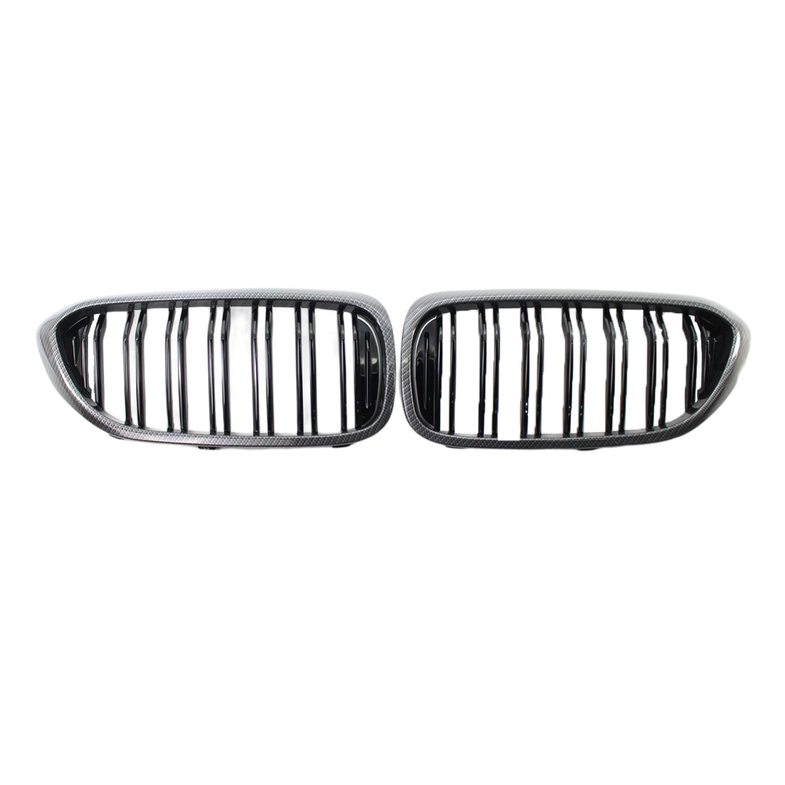 2x Front Kidney Grille Grill Dual Bar Bumper Grille for bmw G30 G38