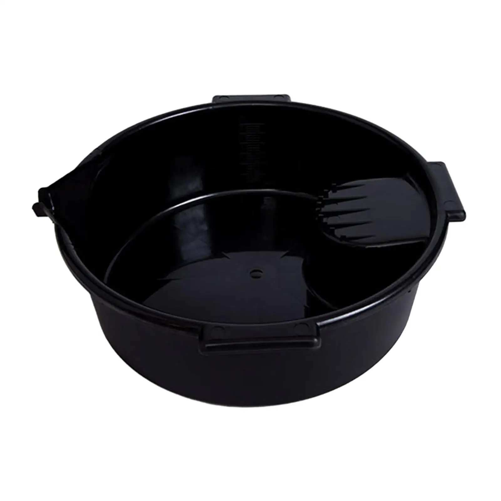 Drain Pan Oil Change Pan, 8L Capacity, Prevents Spills Lightweight Leak Proof