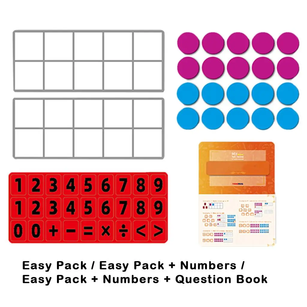Montessori Ten- Class Math Manipulative Counting Home School Supplies Math Games Early Education blocks of number