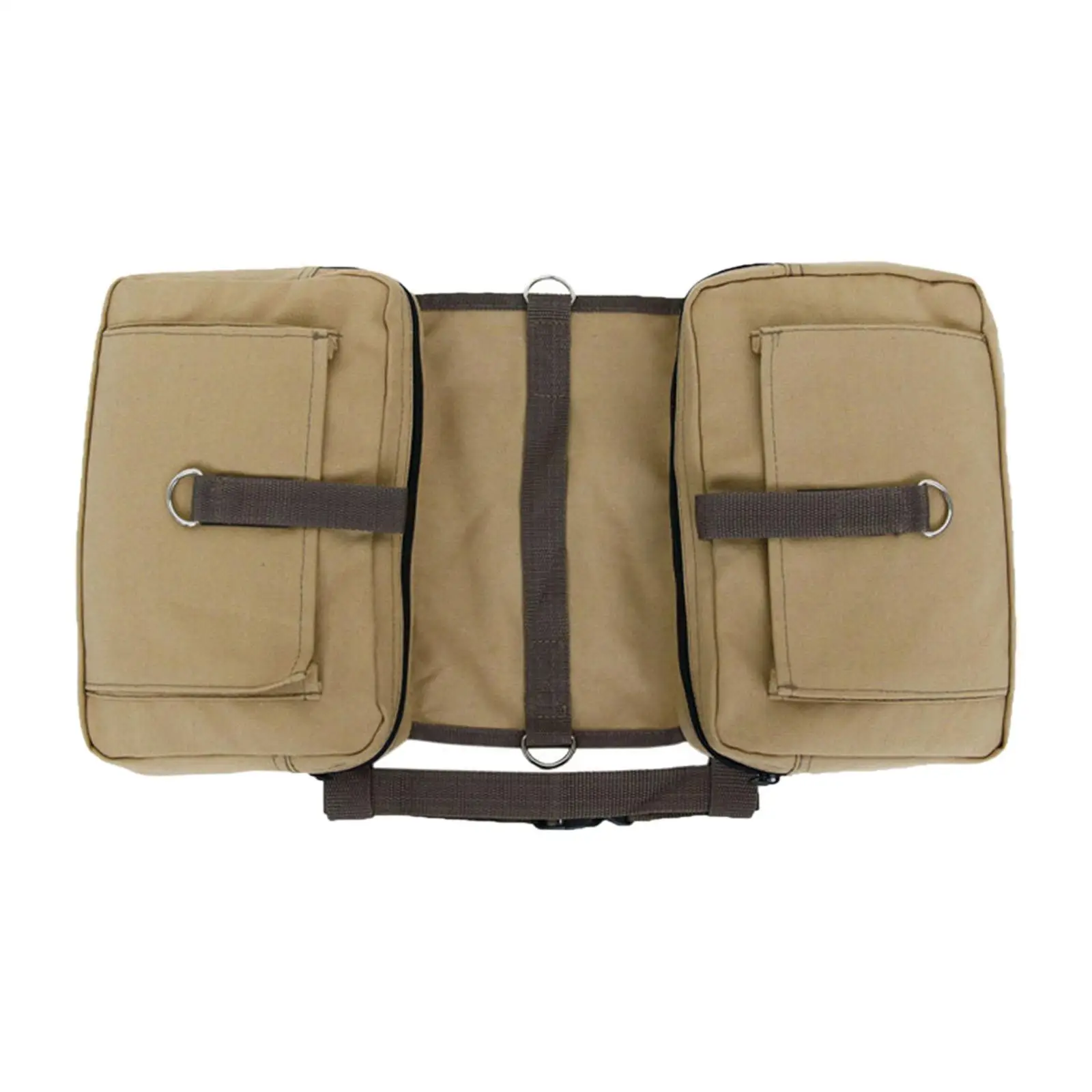 Dog Hiking Backpack Durable Camping Saddle Bag Saddlebag with Side Pockets