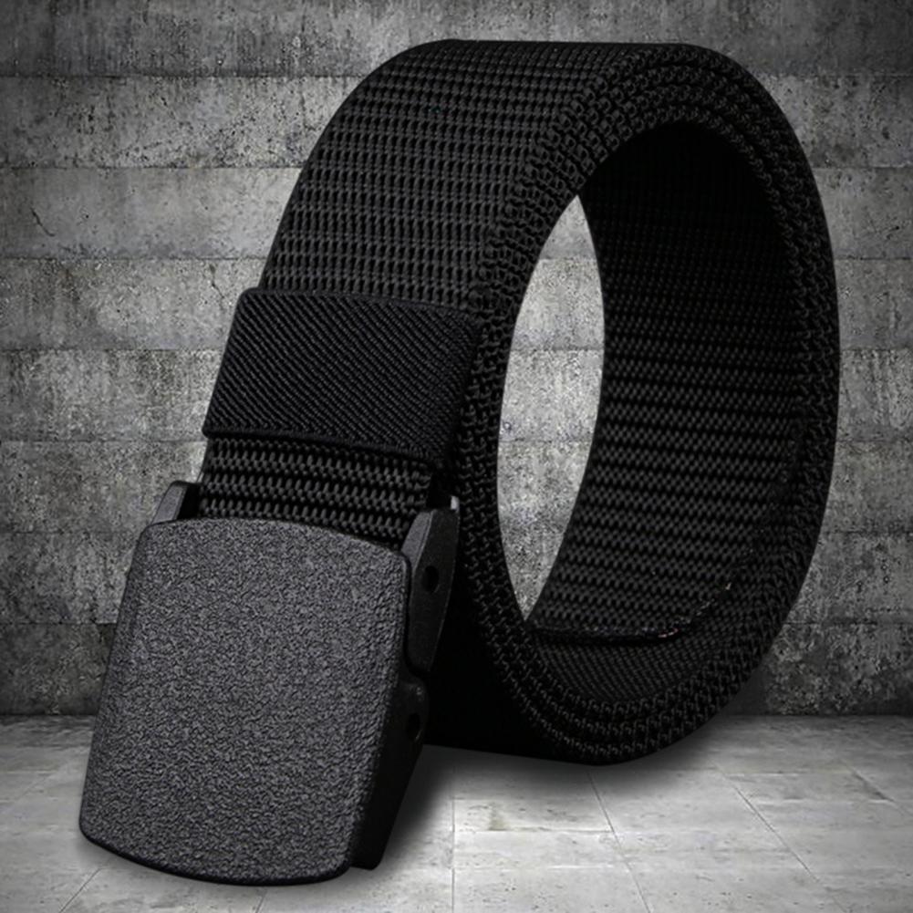 Title 2, Universal Jeans Men Belt Nylon Cloth Fabric Adj...