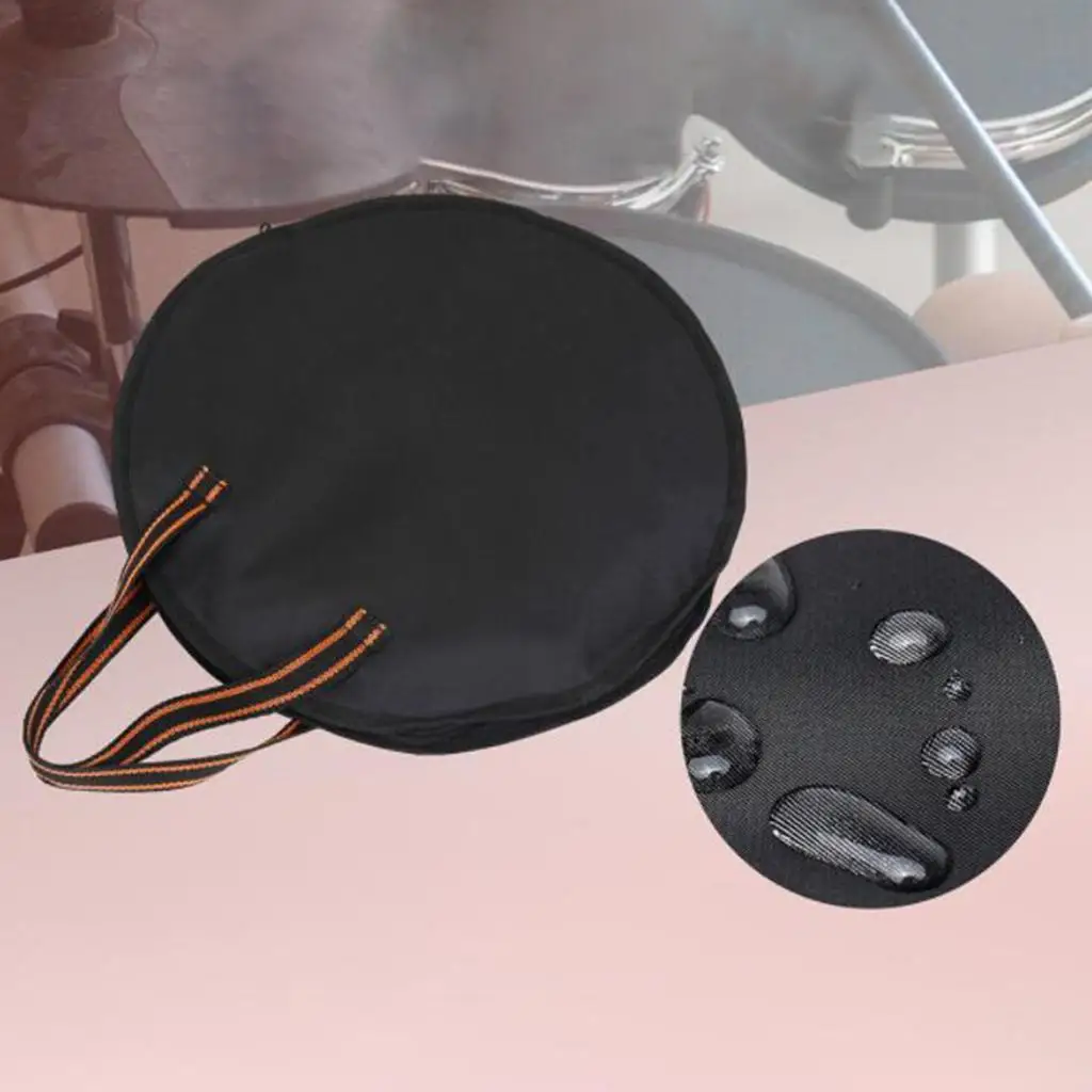 Drum Pad Adjustable Instrument Detachable Straps Waterproof Storage