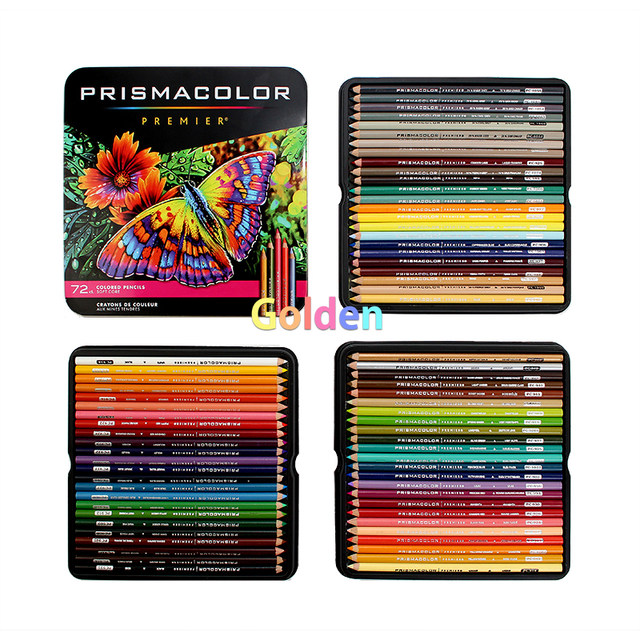 Prismacolor 72 150 Soft,thick Cores Color Pencil,perfect for Shading and  Shadows Lightfast,richly Saturated