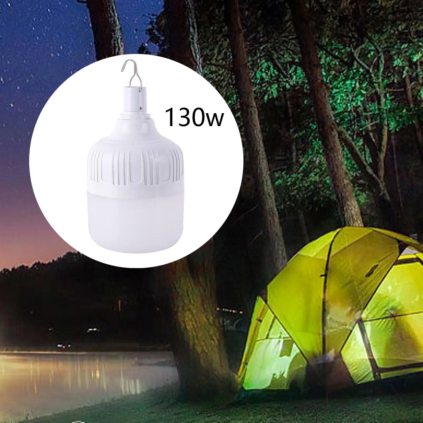Hanging USB LED Light Bulb Camping Lamp Energy Saving Night Light for Garden Camping Garage