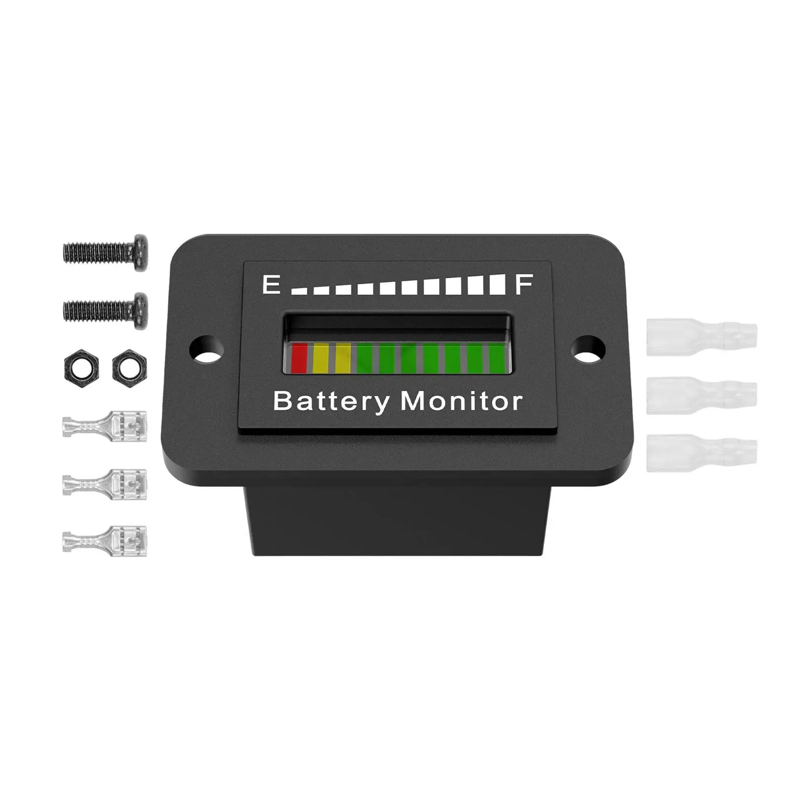 Battery Capacity Indicator IP65 Waterproof Battery Meter Battery Monitor for Golf Cart Forklift Scrubber Machine Trailer RV