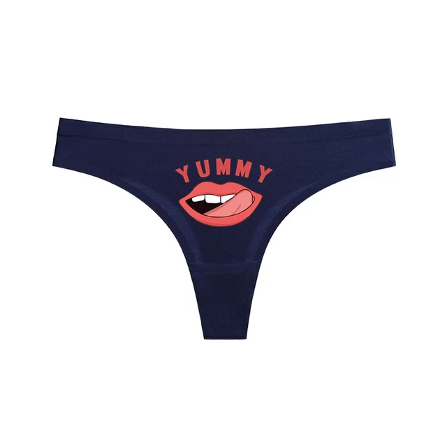 Oversize Underwear Sexy Panties for Women Yummy Lips Naughty Lips