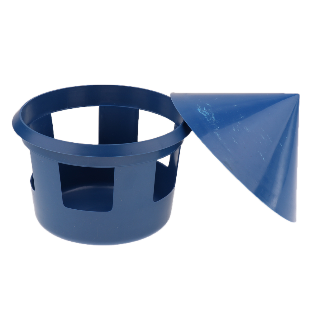 Plastic  Feed Cup Container  Water Food Dispenser for Parrots Budgie Cockatiel Pigeon