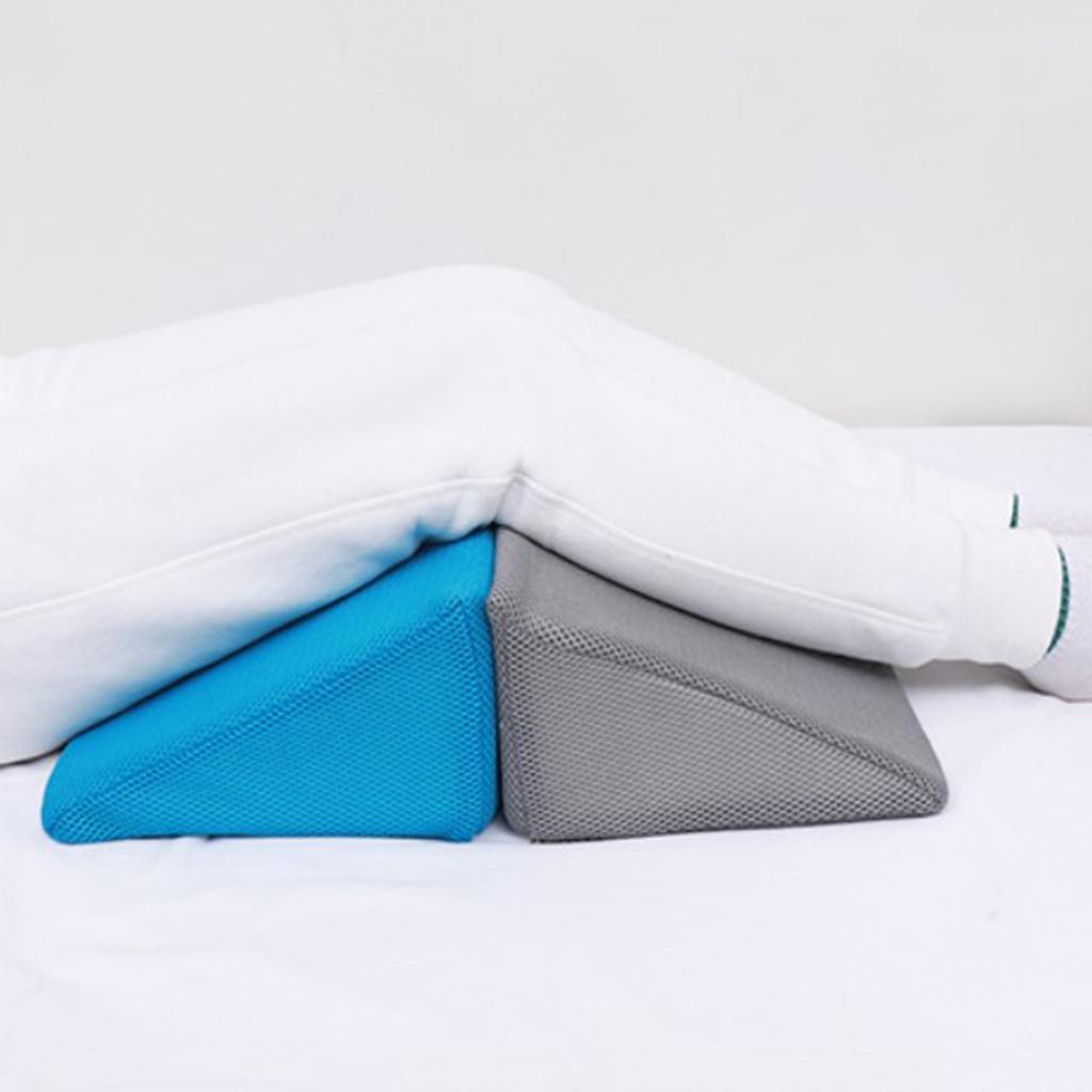 Wedge Pillow Leg Bolster Eevated Body Soft Side Sleep Pillow Bed Wedge for Bedroom Pregnant Women After Surgery Seniors Adults