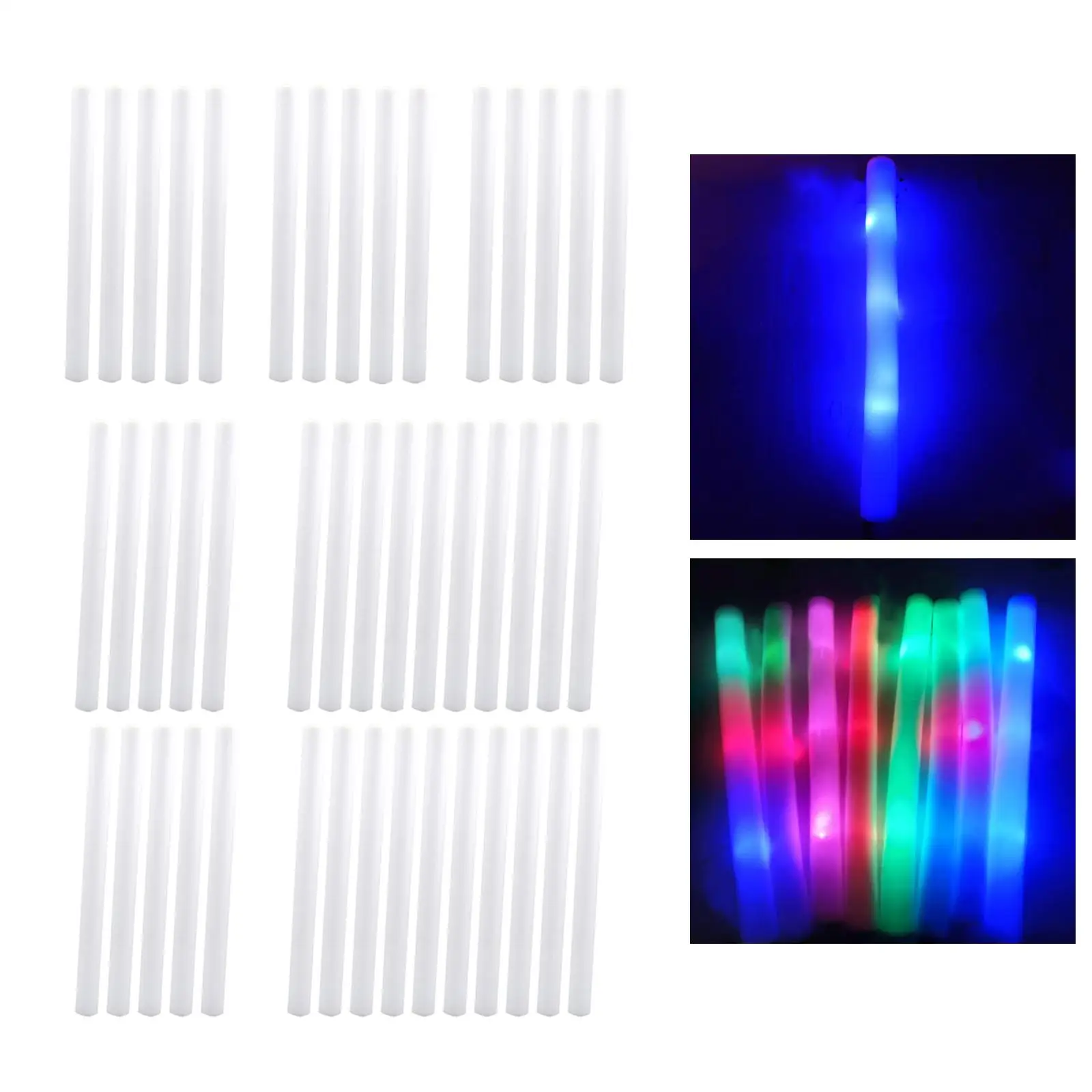  Foam Sticks 3 Modes Flashing Effect for Wedding Carnival Clubs