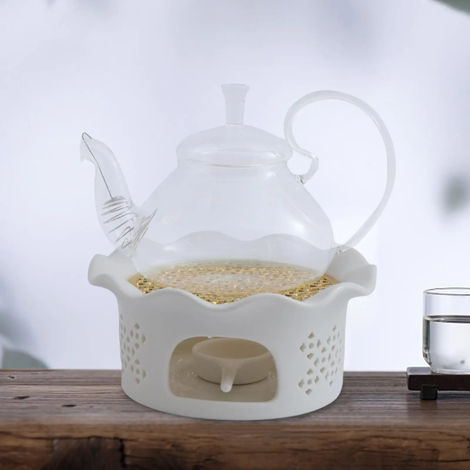 Tea Warmer Decor Ceramic Teapot Warmer for Living Room Heatproof Dishes Cafe