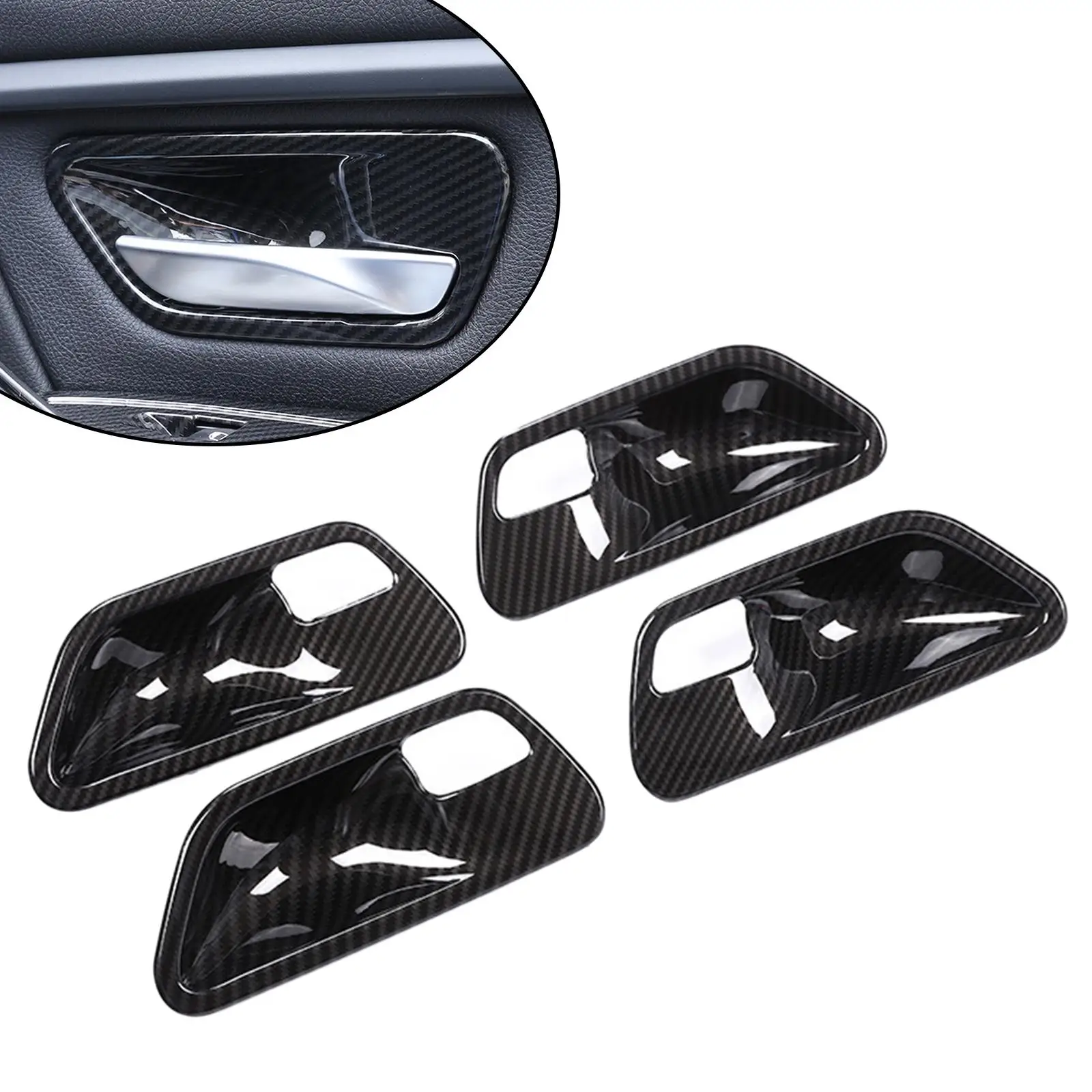 Inner handle for door Cover, Inner handle for door Bowl Cover, Decoration Cover, for bmw  Accessories Durable