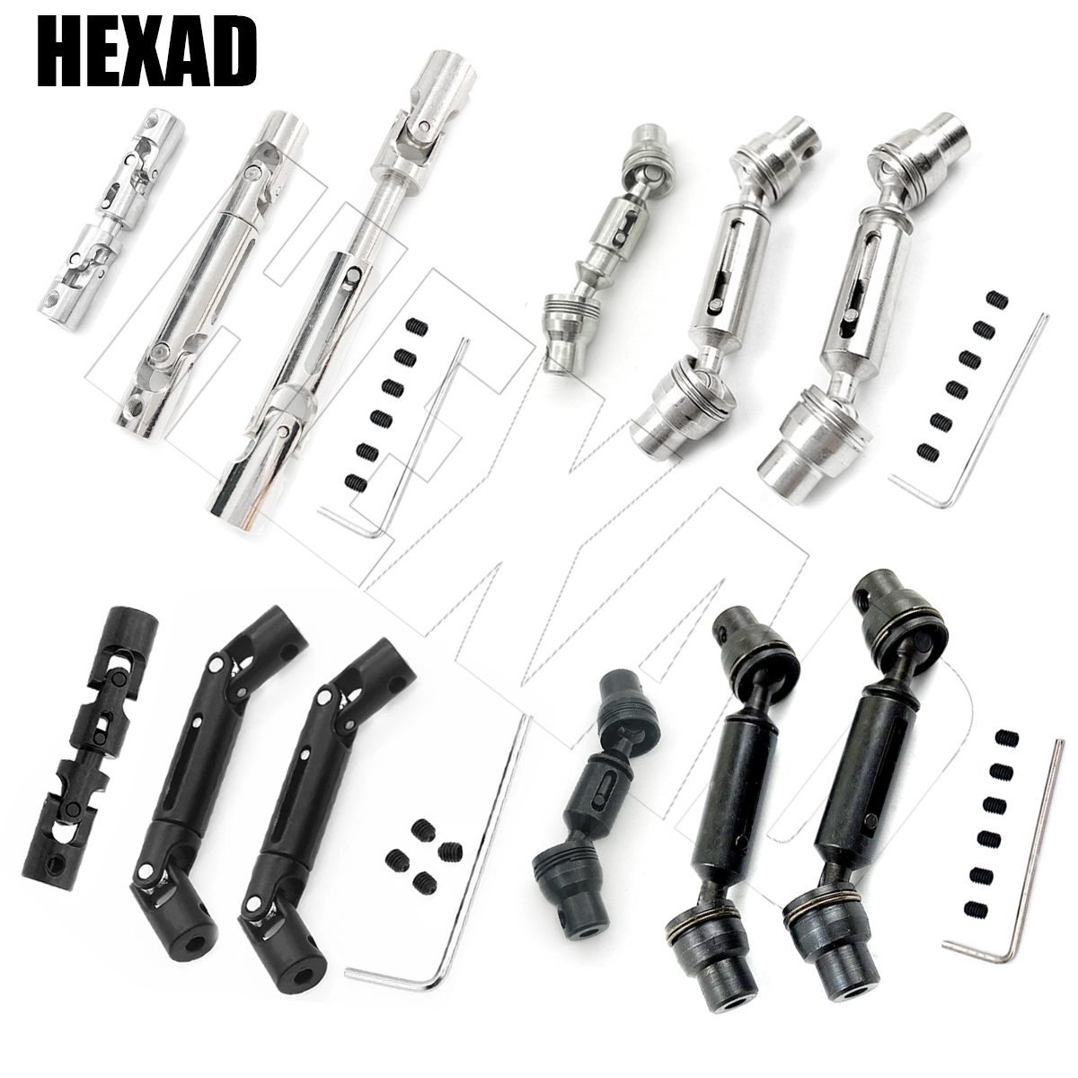 Metall Antriebswelle Kardanwelle für 1/16 WPL 4WD/6WD B36 B16 C14 C24 B24 Henglong Ural Truck RC Auto Ersatz Upgrade Teile – Detail 1