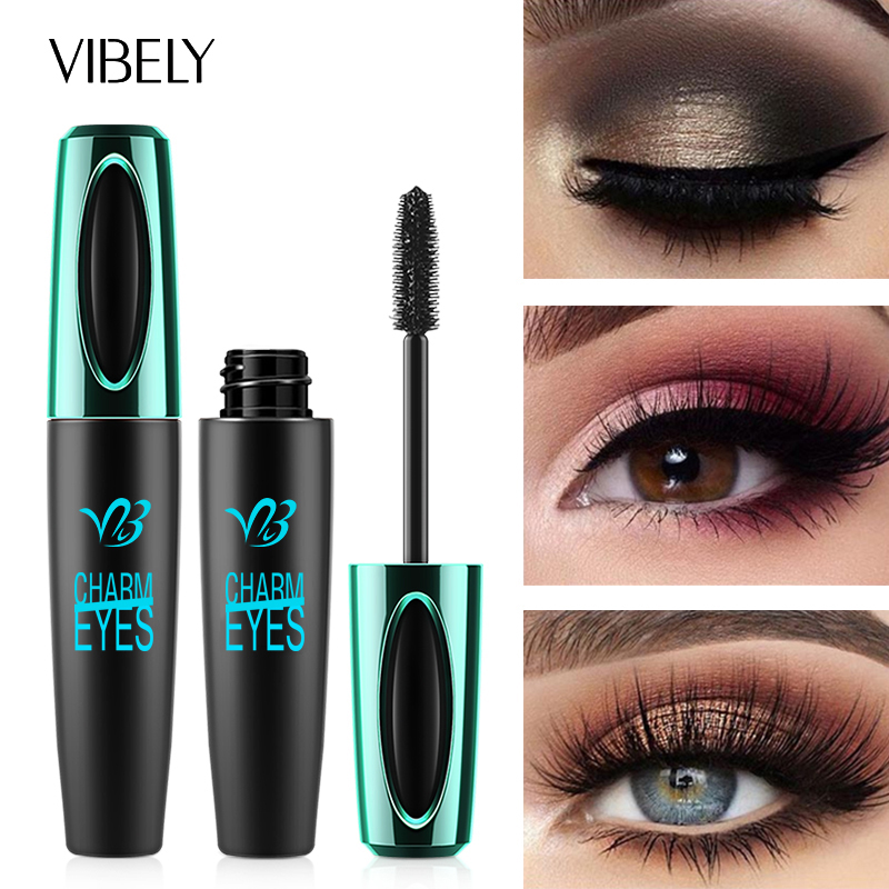 Best of Silk Fiber 4d Mascara Extra Volume Waterproof Long-lasting Lengthens Curling Eyelashes Mascara Eye Makeup Rimel High Quality Reviews & Tips