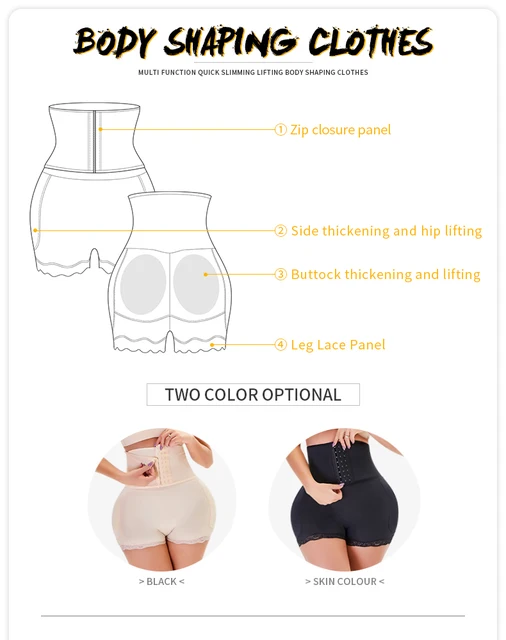 Slimming Corset for Women Underwear Hip Padded Butt Lifter Body Panties  Shapewear Tummy Control Waist Trainer Shaper - AliExpress