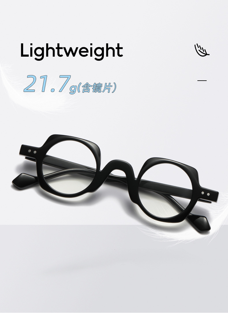 JNPCXI New Arrival Retro Round Punk Glasses for Men Clear Lens Fashion Glasses Frame Women Vintage Hexagon Decoration Male