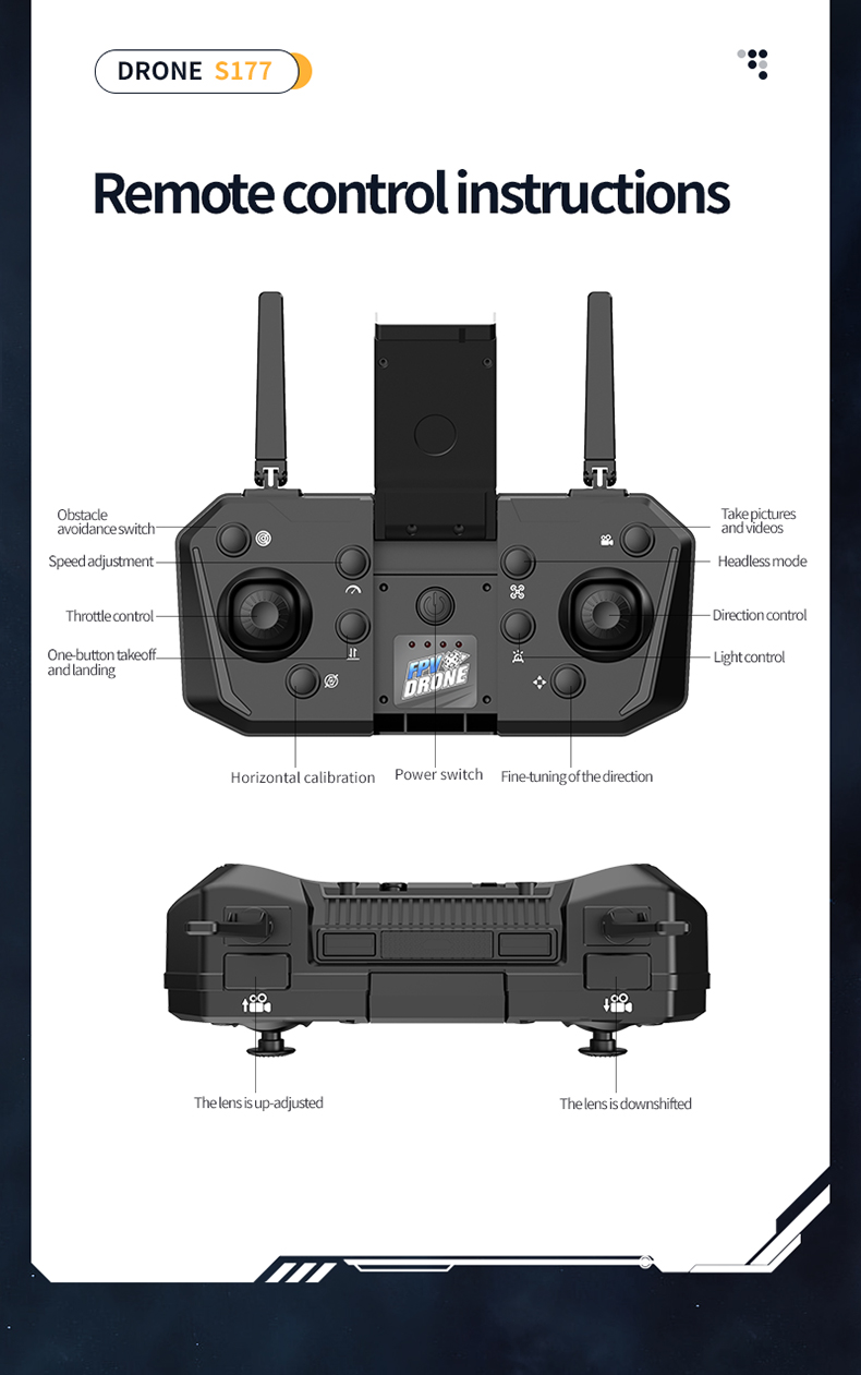 Title 17, Nouveau Drone S177 4K professionnel pour éviter...