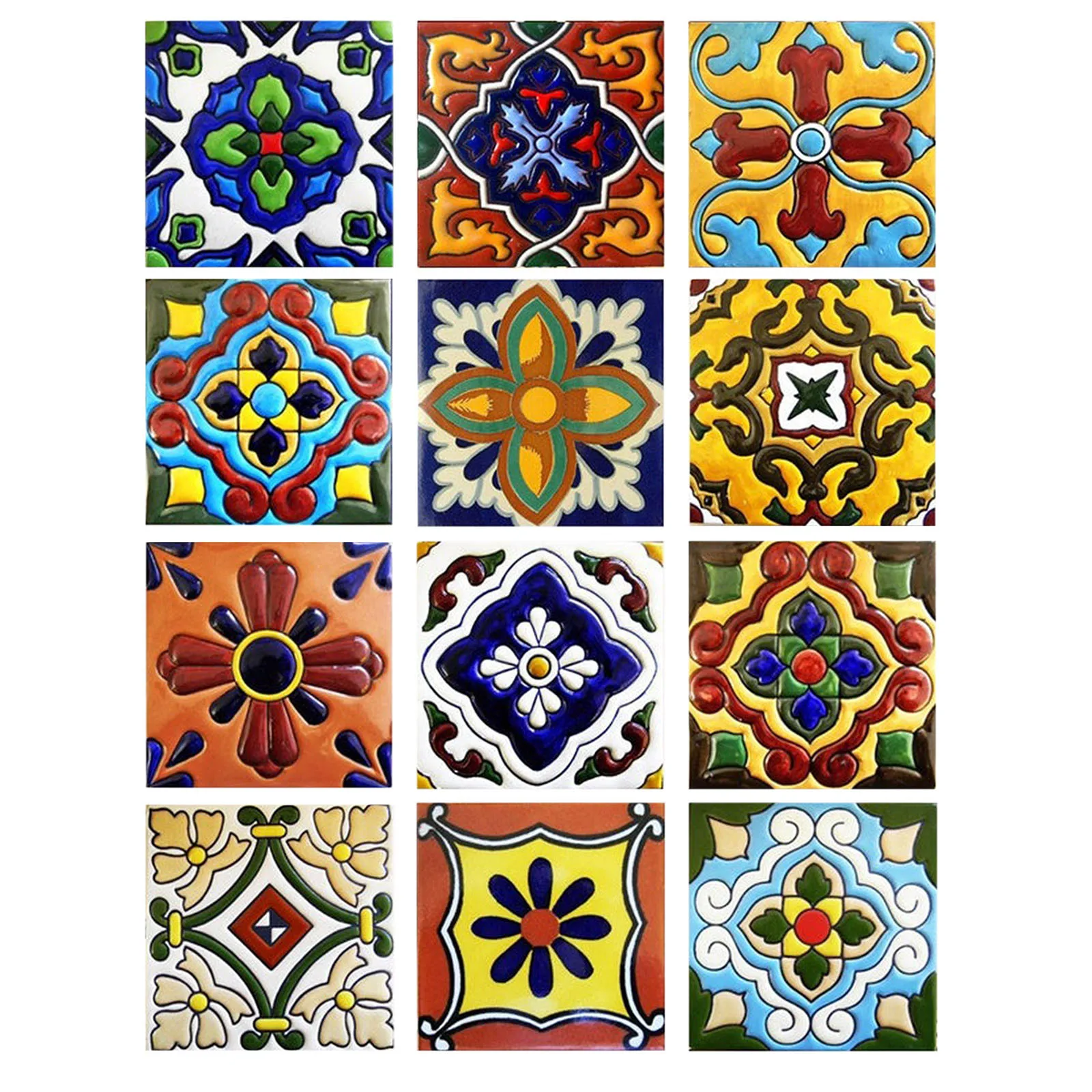 Talavera pattern Azulejos portugal Turkish ornament Moroccan tile  mosaic Spanish porcelain Ceramic tableware folk print Spanish pottery  Ethnic background Mediterranean seamless wallpaper Stock Vector Image   Art  Alamy