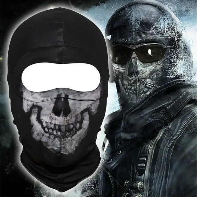 Unisex Ghost Skull Mask Cosplay Balaclava MW2 Horri Full Face Mask Outdoor  War Game (one Size, Mask-1) : Clothing, Shoes & Jewelry - .com